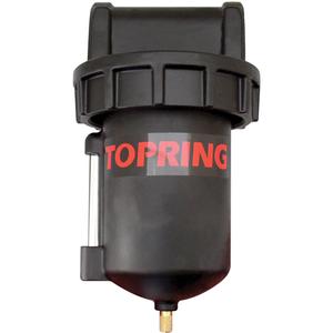 Filters - 1" NPT, 250 PSI, Manual, Modular, Water, 40, 360 SCFM @ 100 PSI, 150, Zinc, 16 fl. Oz.