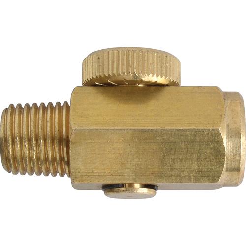 Air Adjusting Valves - Brass, 1/4, 1/4