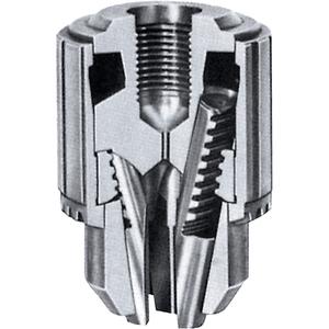 Plain Bearing Chucks - Thread-Mounted - Medium-Duty Models - 1/25", 3/8", 3/8-24
