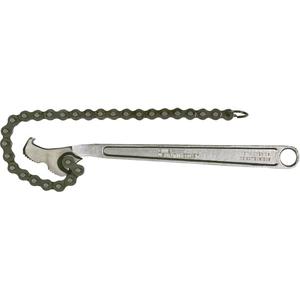Chain Wrench - 4" (101.6 mm), 12", Steel, Full Lifetime, Plated, 0.72", 1.8"