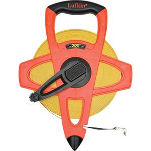 Fiberglass Tape Measure - 300', C1, Full Lifetime, Fiberglass, 1.95"