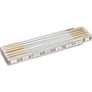 Red End® Flat Reading Rule - 6', 5/8", Wood, SAE, 0" - 72", Full Lifetime, 2"