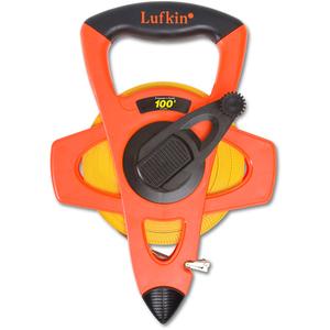 Engineer's Fiberglass Tape Measure - 100', SAE, C2, Full Lifetime, 2.3"