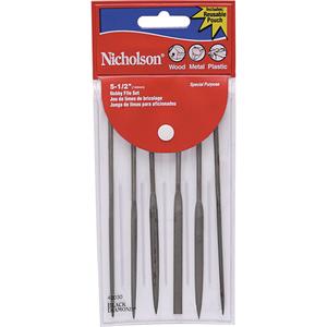 Assorted Miniature Files - 6, 5-1/2"