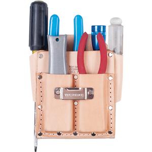 Multi-Tool Pouch - Leather, Beige, 5, Multiple Tool Holder
