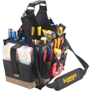 Large Electrical & Maintenance Tool Carrier - Black, Polyester, 23