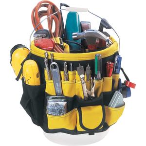 Tool Bucket Organizer - 6", 11", 12", Black/Yellow, Nylon