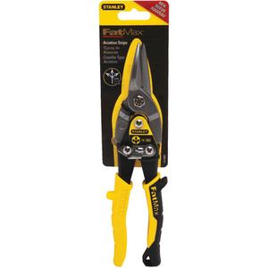 Compound Aviation Snips - 1-1/2", 12-1/2", Straight, Yellow, Straight