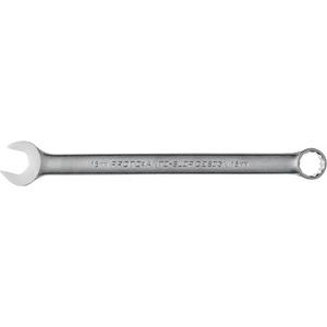 Combination Wrench - 12, 9-13/32", 16 mm, Satin, Plain, 61/64" (End 1), 15/16" (End 2), 5/16" (End 1), 13/32" (End 2), 3/4", ASME B107.100-2010
