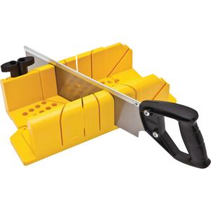 Clamping Mitre Box with Saw - 14", 19-1/4", Plain, 0.04", 3.6", Limited Lifetime