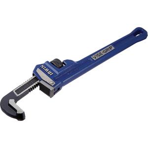 Cast Iron Pipe Wrench - Iron, 10", 18", 8", 1-1/2", Plain
