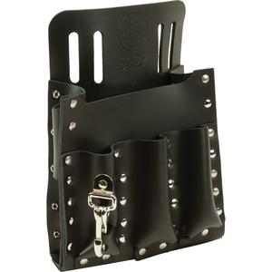 Tool Pouches - Leather, Black, 6, Multiple Tool Holder