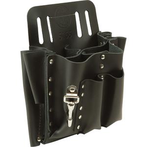 Tool Pouches - Leather, Black, 10, Multiple Tool Holder
