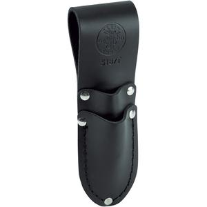 Scissor & Cable-Splicers Knife Holder - Leather, Black, 1, 2" X  7 1/4"