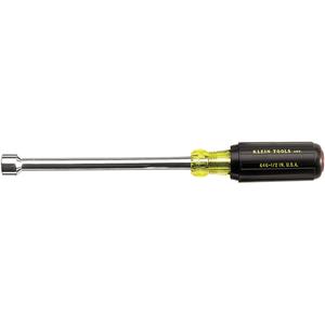 Nut Drivers- 6" Shafts - 3/16", 9-3/4", Non Magnetic, Cushion Grip, 6", Black