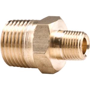 Hex Pipe Nipples Reducing - 1/2" x 3/8"