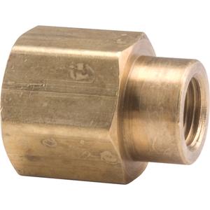 Pipe Reducing Couplings - Brass, 1/2" x 1/4"