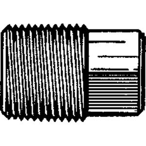 Square Head Pipe Plugs - Brass, 3/4"