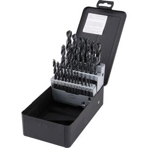 Jobber Length Drill Bit Set - 29, High Speed Steel, ANSI, 4XD, 118°, Steam Oxide