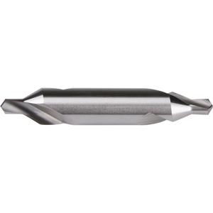 Combined Drill & Countersink - High Speed Steel, #3/BS3, 3/32", 0.0938", 1/4", 60°, BS 328, 3/32", 1XD, 1/4"