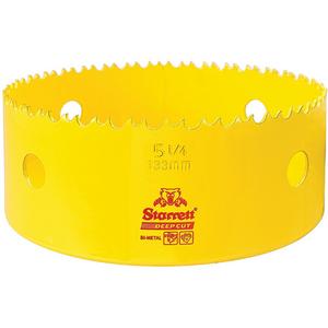 Bi-Metal Holesaw - 5-1/4" - 5-1/4", 2", Bi-Metal, 4-6, Yellow