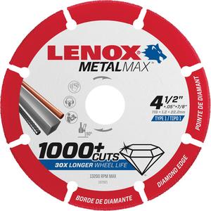 Metalmax™ Circular Saw Blades - 4-1/2", 7/8", Metal/Non-Ferrous, Angle Grinder, 0.05", 13300