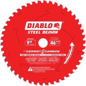 Circular Saw Blade - 9", 1", 46, Metal