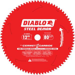 Circular Saw Blade - 12", 1", 80, Metal