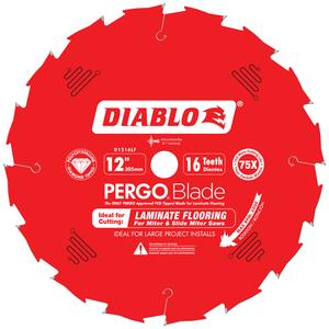 Circular Saw Blade - 12", 1", 16, Laminate