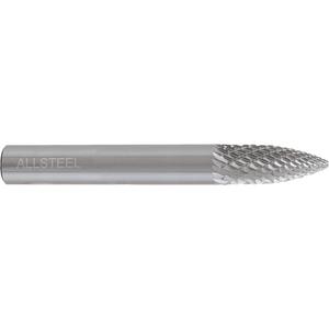 AllSteel™ Tapered Shape Carbide Burr - SG-1, 1/4", 1/4", 5/8"