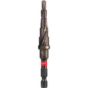 #2 Shockwave™ Impact Duty™ Step Drill Bit - Titanium, 1/2", 3/16", 1/16", 3-43/64", Spiral, 1/4"