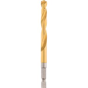 Shockwave™ Drill Bit - Titanium, 5/16", 0.3125", 4-3/8", 2-39/64", 135°, 1/4", Hex