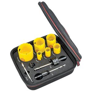 Plumber's Deep Cut Hole Saw Kit - 10