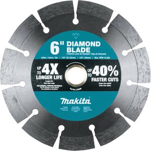 Segmented Rim Diamond Blade - 6", 7/8"/5/8"