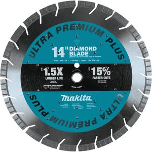 Ultra-Premium Plus Segmented Diamond Blade - 14", 1"