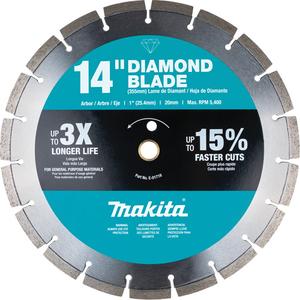 Segmented Rim Diamond Blade - 14", 1"