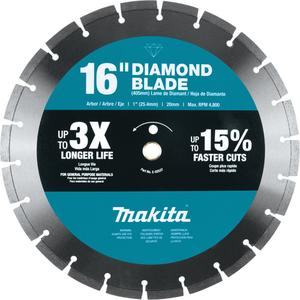 Segmented Rim Diamond Blade - 16", 1"