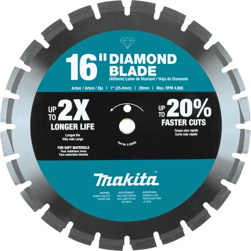 Segmented Rim Diamond Blade - 16", 1"