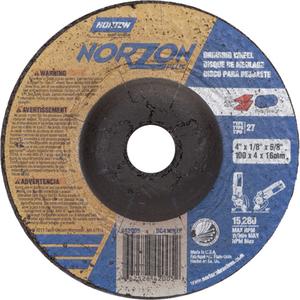 NorZon Plus SGZ Grinding Wheel - 4", 1/8", 5/8", 15280, 27, Ceramic Alumina