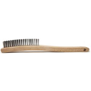 Scratch Brush - 6", 13-11/16", 4 x 19, 1-1/8", Stainless Steel