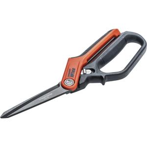 Heavy-Duty Tradesman Shears - 4", 11", Single Ring, Offset, Ambidextrous, Titanium