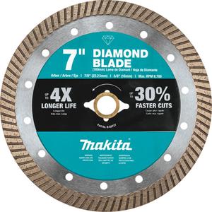 Turbo General Purpose Diamond Blade - 5", 7/8"/5/8", 12200