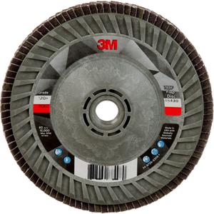 769F Quick Change Flap Disc - 120+, 40+, 60+, 80+, 5", 5/8"-11, Ceramic, 29, Plastic, YF-Weight, 12,000