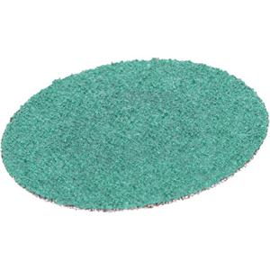 Roloc™ Green Corps™ Abrasive Disc - 2", TR (Type III), 80, Aluminum Oxide, Cloth, YF Weight, 20000