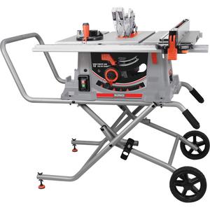 Table Saw with Stand - 10", 4400, 15 A, 110 V, 28-3/4" x 39-1/2" x 22-1/4"