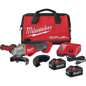 M18 Fuel™ No-Lock Braking Grinder with One-Key™ Paddle Switch Kit - 18 V, 4-1/2" or 5", Lithium-Ion, 8500