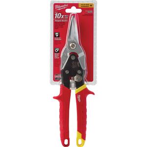 Aviation Snips - 10", Straight, Yellow, Straight