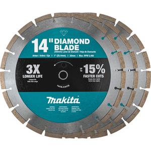 Segmented General-Purpose Contractor Diamond Blade - 14", 1", 5400
