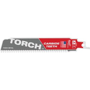 Sawzall® Torch™ Saw Blade - 6", 1", 0.05", 7, Carbide, 42