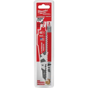 The Ax™ Sawzall® Blade - 6", 1", 0.05", 5, Carbide